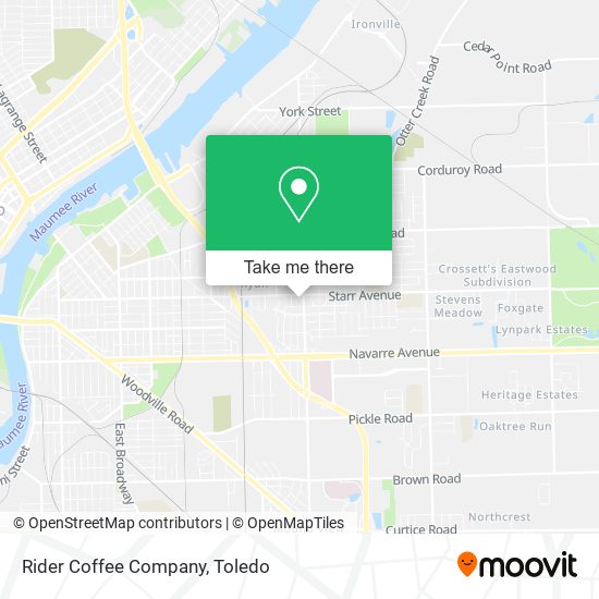 Rider Coffee Company map