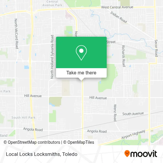 Local Locks Locksmiths map