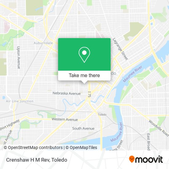 Mapa de Crenshaw H M Rev