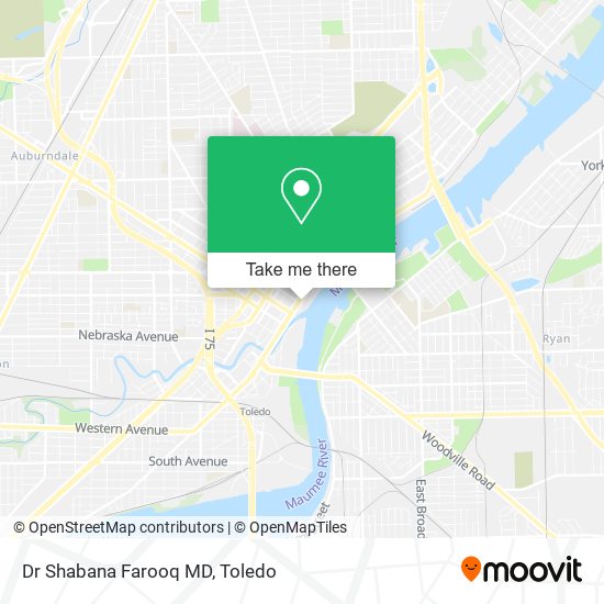Mapa de Dr Shabana Farooq MD