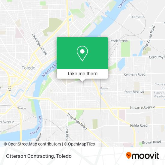 Otterson Contracting map