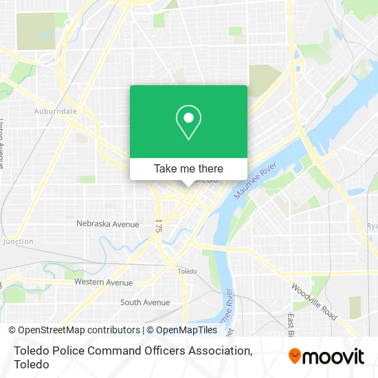 Mapa de Toledo Police Command Officers Association