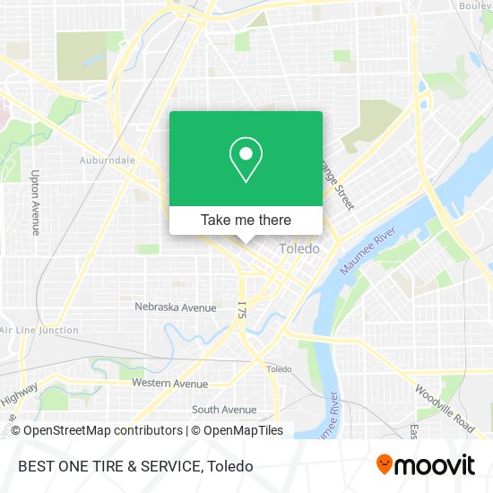BEST ONE TIRE & SERVICE map