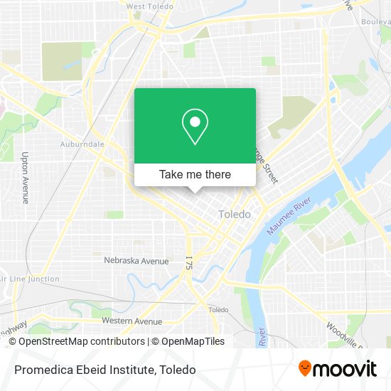Promedica Ebeid Institute map