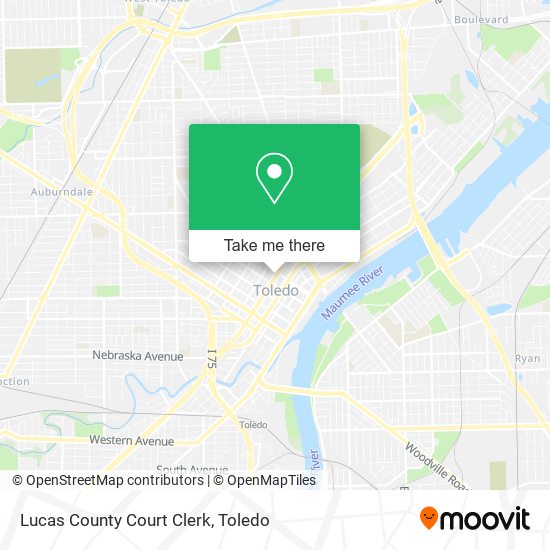 Mapa de Lucas County Court Clerk