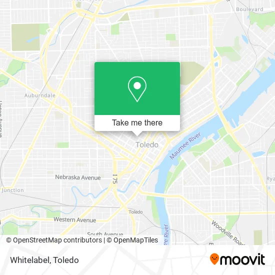 Whitelabel map