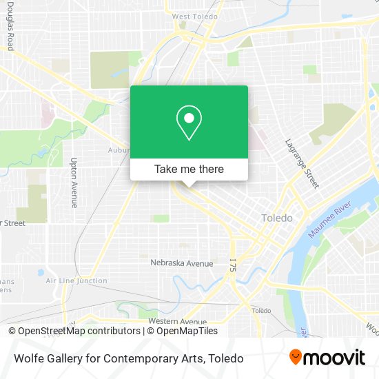 Mapa de Wolfe Gallery for Contemporary Arts