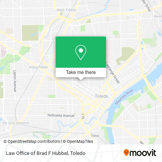 Law Office of Brad F Hubbel map