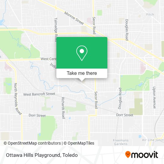 Ottawa Hills Playground map