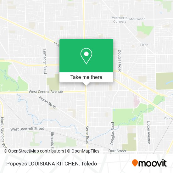 Popeyes LOUISIANA KITCHEN map