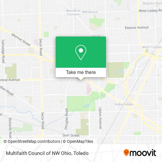 Mapa de Multifaith Council of NW Ohio