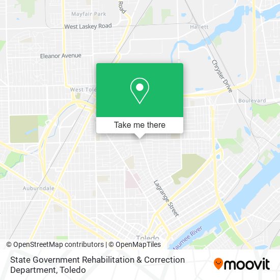 Mapa de State Government Rehabilitation & Correction Department