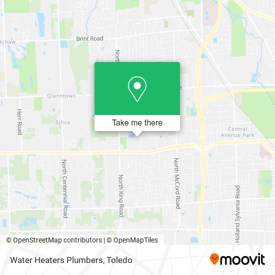 Water Heaters Plumbers map