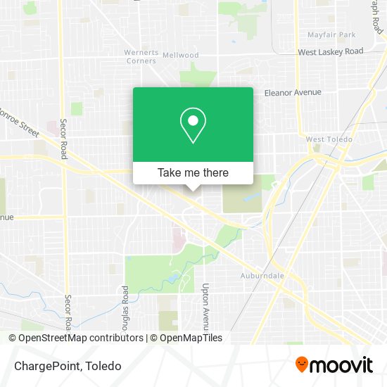 Mapa de ChargePoint
