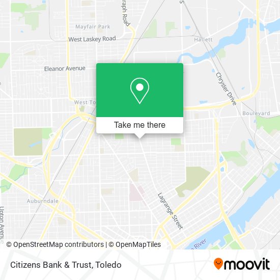 Citizens Bank & Trust map