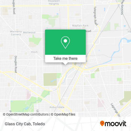 Mapa de Glass City Cab