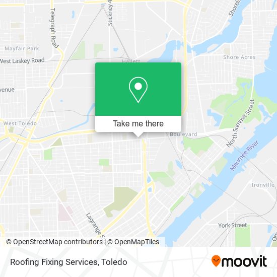 Mapa de Roofing Fixing Services