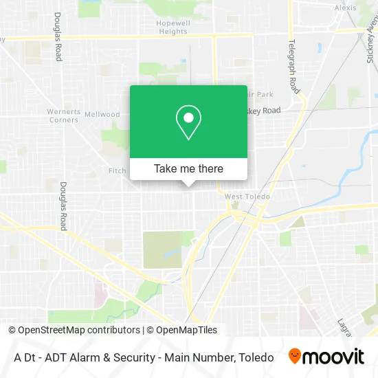 Mapa de A Dt - ADT Alarm & Security - Main Number