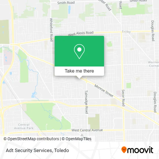 Mapa de Adt Security Services