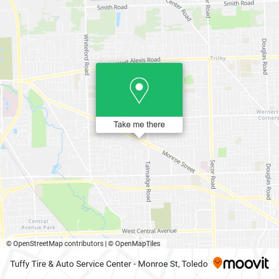 Tuffy Tire & Auto Service Center - Monroe St map
