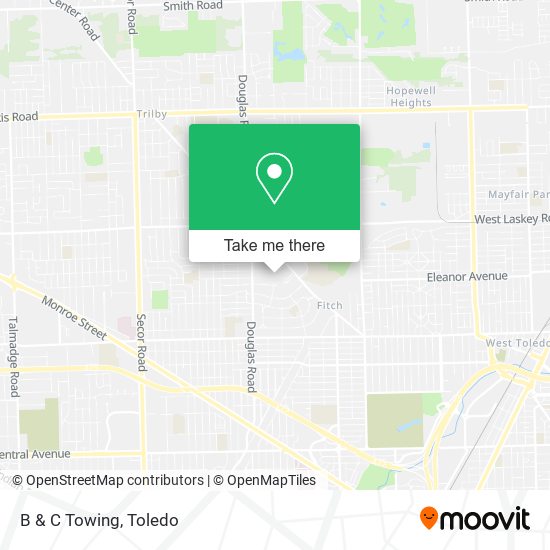 Mapa de B & C Towing