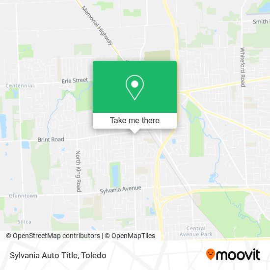 Mapa de Sylvania Auto Title