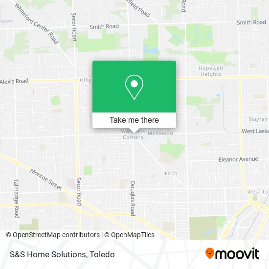 Mapa de S&S Home Solutions