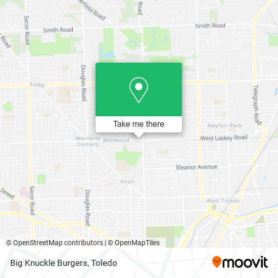 Big Knuckle Burgers map