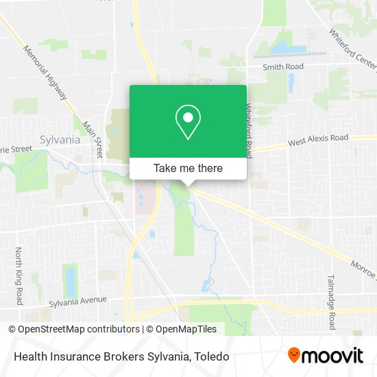 Mapa de Health Insurance Brokers Sylvania