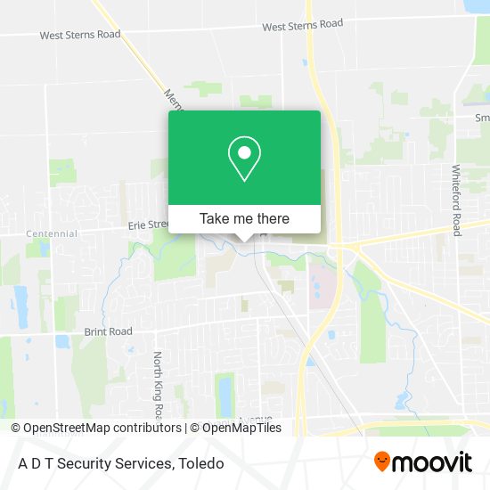 A D T Security Services map