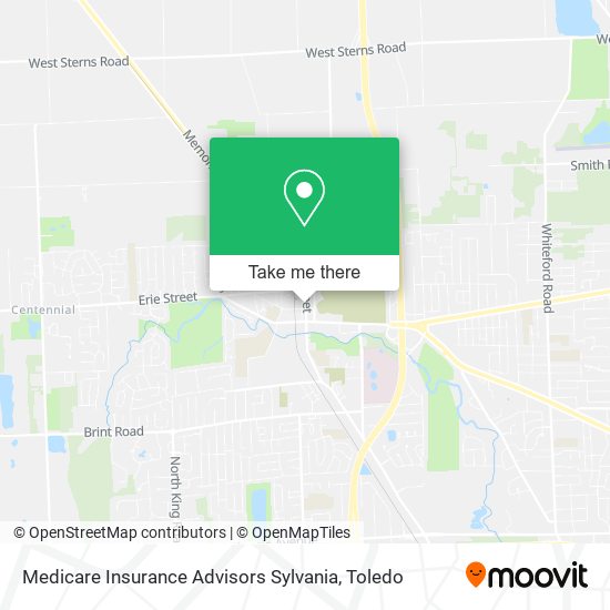 Medicare Insurance Advisors Sylvania map