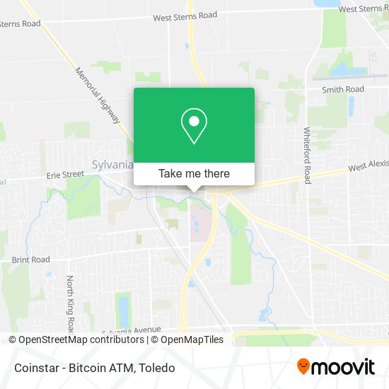 Coinstar - Bitcoin ATM map