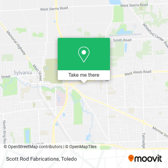 Scott Rod Fabrications map