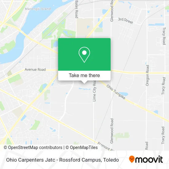 Ohio Carpenters Jatc - Rossford Campus map