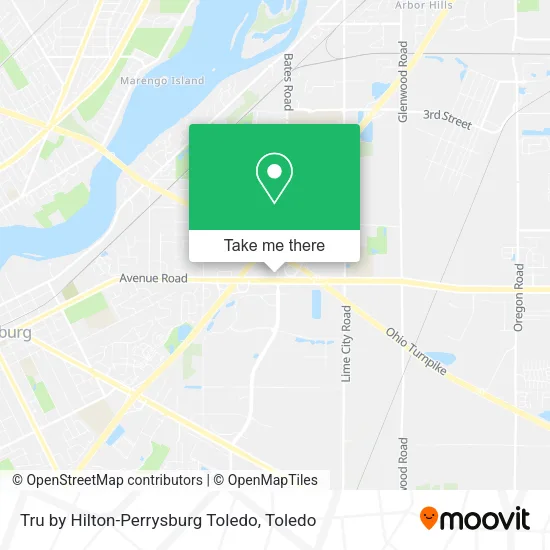 Tru by Hilton-Perrysburg Toledo map