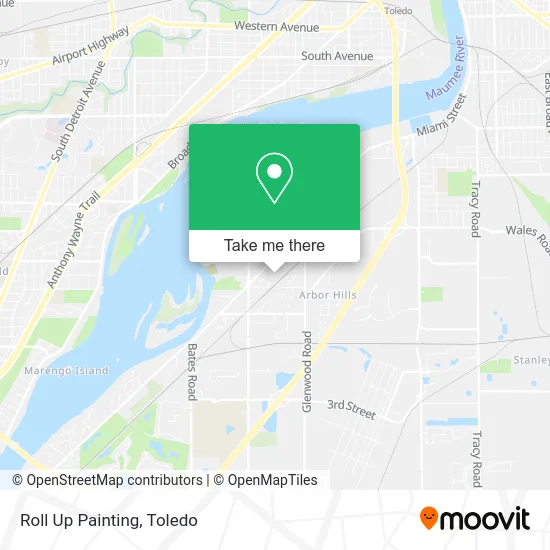 Roll Up Painting map