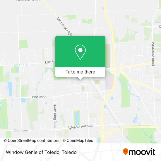 Window Genie of Toledo map