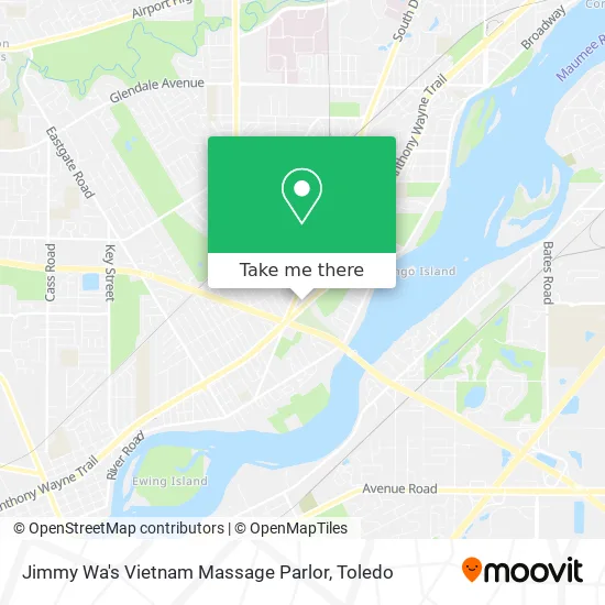 Mapa de Jimmy Wa's Vietnam Massage Parlor