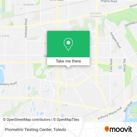 Prometric Testing Center map