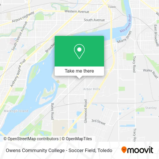 Owens Community College - Soccer Field map