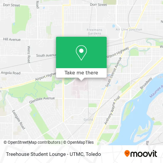 Treehouse Student Lounge - UTMC map