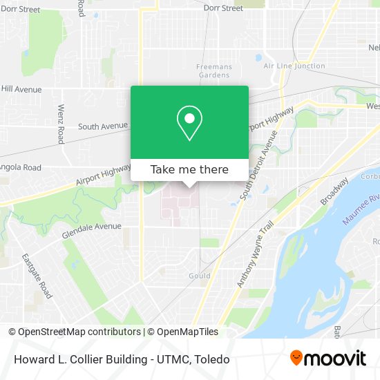 Howard L. Collier Building - UTMC map