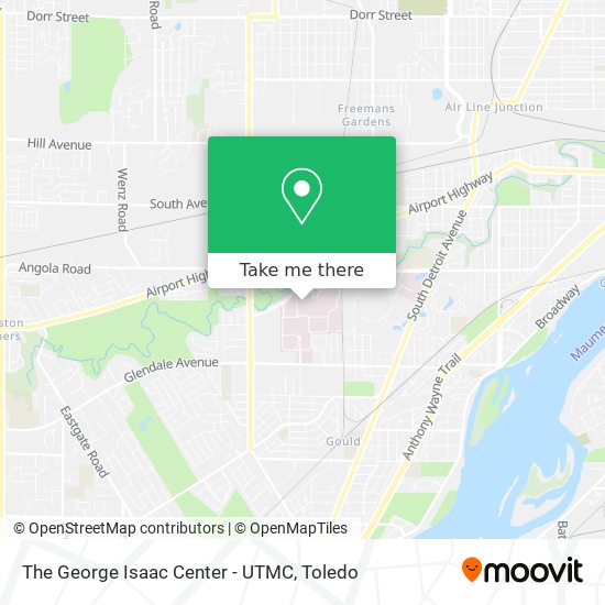 The George Isaac Center - UTMC map