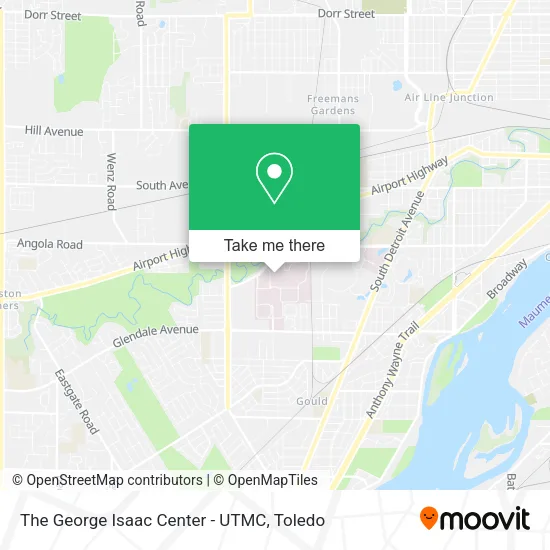 The George Isaac Center - UTMC map