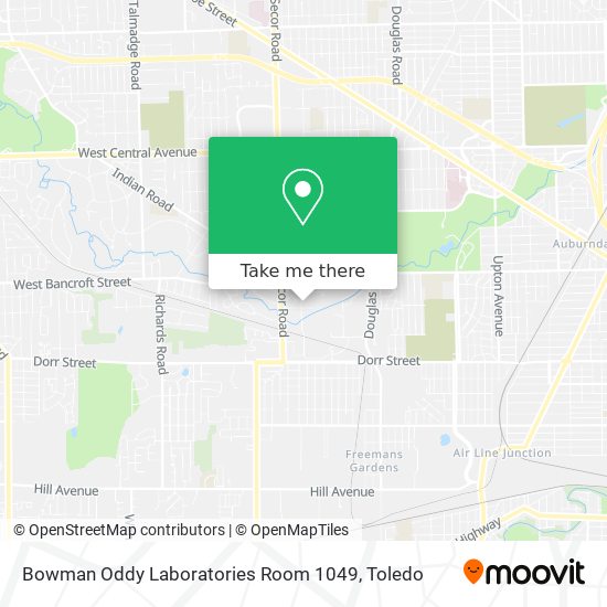 Bowman Oddy Laboratories Room 1049 map