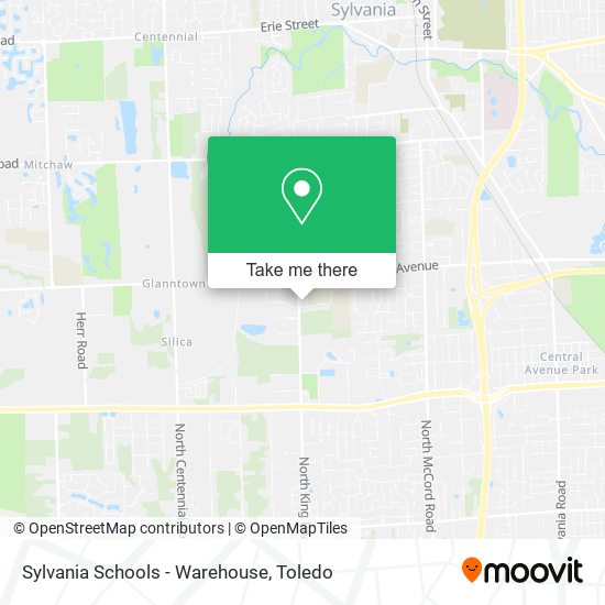 Sylvania Schools - Warehouse map