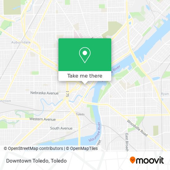 Downtown Toledo map