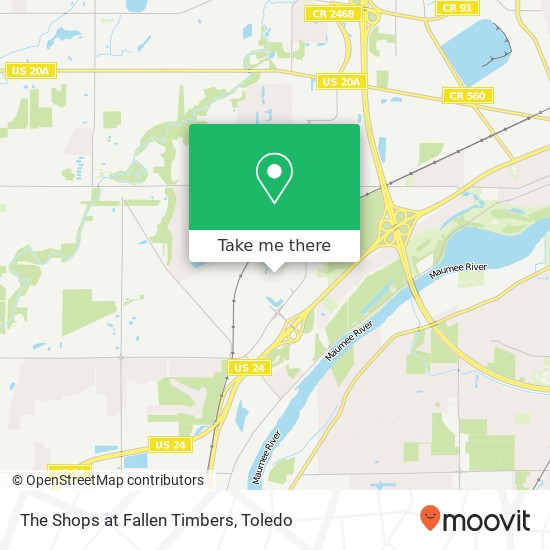 Fallen Timbers Mall Map How To Get To The Shops At Fallen Timbers In Maumee By Bus?