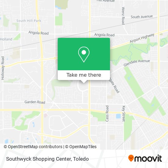 Southwyck Shopping Center map