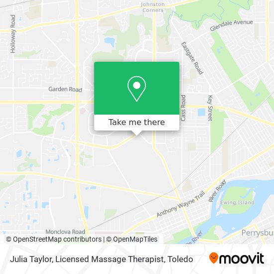 Julia Taylor, Licensed Massage Therapist map